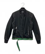 DSQUARED2ディースクエアード）の古着「ブルゾン」｜ブラック