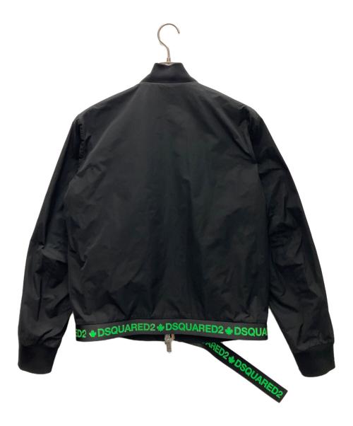 DSQUARED2（ディースクエアード）DSQUARED2 (ディースクエアード) ブルゾン ブラック サイズ:SIZE 48の古着・服飾アイテム