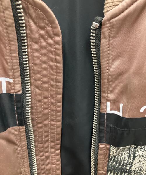 DIESEL（ディーゼル）DIESEL (ディーゼル) リバーシブルMA-1ジャケット ピンク×ブラック サイズ:SIZE Sの古着・服飾アイテム