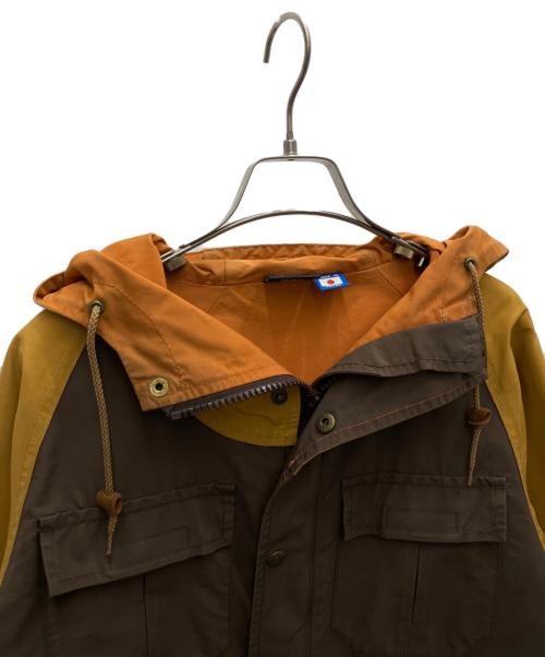 KAVU（カブー）KAVU (カブー) マウンテンパーカー オレンジ×ブラウン サイズ:Sの古着・服飾アイテム