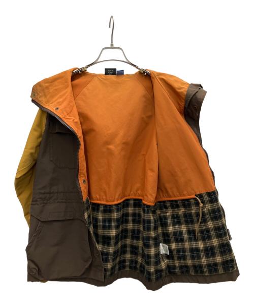 KAVU（カブー）KAVU (カブー) マウンテンパーカー オレンジ×ブラウン サイズ:Sの古着・服飾アイテム