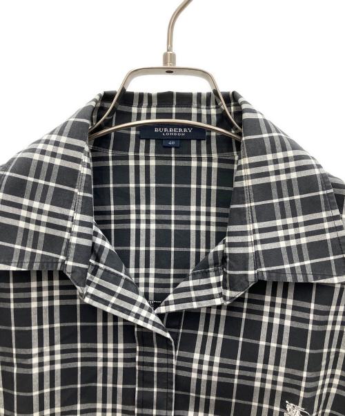 BURBERRY LONDON（バーバリーロンドン）BURBERRY LONDON (バーバリーロンドン) 長袖シャツ ブラック サイズ:SIZE 40の古着・服飾アイテム