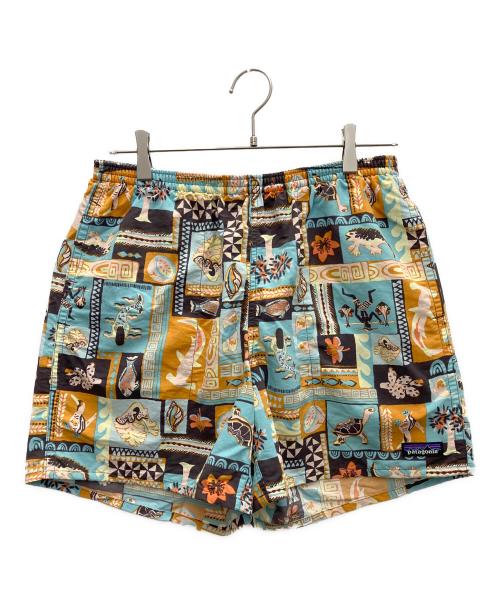 Patagonia（パタゴニア）Patagonia (パタゴニア) BAGGIES SHORTS ブルー×オレンジ サイズ:SIZE Mの古着・服飾アイテム