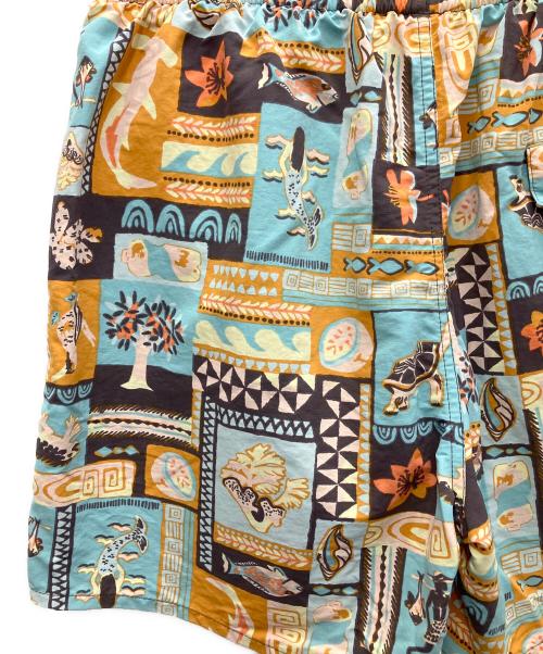 Patagonia（パタゴニア）Patagonia (パタゴニア) BAGGIES SHORTS ブルー×オレンジ サイズ:SIZE Mの古着・服飾アイテム