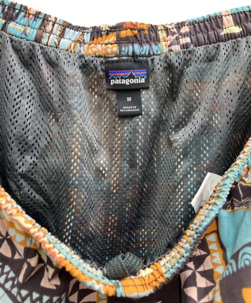 Patagonia（パタゴニア）Patagonia (パタゴニア) BAGGIES SHORTS ブルー×オレンジ サイズ:SIZE Mの古着・服飾アイテム
