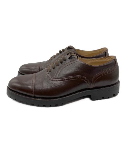COMME des GARCONS HOMME（コムデギャルソン オム）COMME des GARCONS HOMME (コムデギャルソン オム) ストレートチップシューズ ブラウン サイズ:SIZE55の古着・服飾アイテム