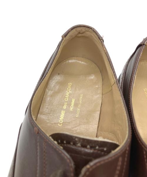 COMME des GARCONS HOMME（コムデギャルソン オム）COMME des GARCONS HOMME (コムデギャルソン オム) ストレートチップシューズ ブラウン サイズ:SIZE55の古着・服飾アイテム
