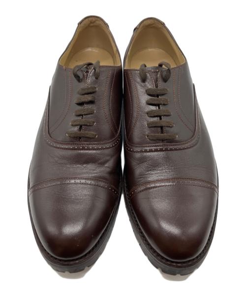 COMME des GARCONS HOMME（コムデギャルソン オム）COMME des GARCONS HOMME (コムデギャルソン オム) ストレートチップシューズ ブラウン サイズ:SIZE55の古着・服飾アイテム