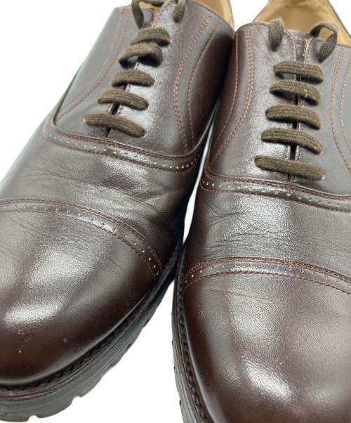 COMME des GARCONS HOMME（コムデギャルソン オム）COMME des GARCONS HOMME (コムデギャルソン オム) ストレートチップシューズ ブラウン サイズ:SIZE55の古着・服飾アイテム