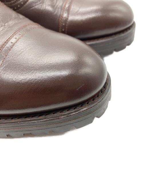 COMME des GARCONS HOMME（コムデギャルソン オム）COMME des GARCONS HOMME (コムデギャルソン オム) ストレートチップシューズ ブラウン サイズ:SIZE55の古着・服飾アイテム