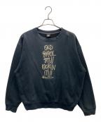 stussyステューシー）の古着「スウェット」｜ブラック