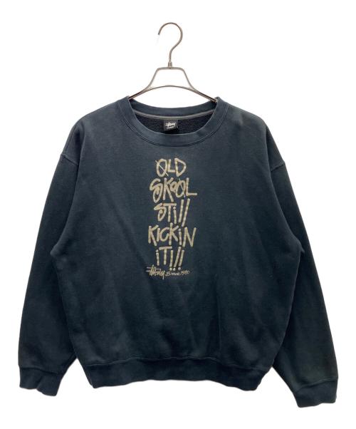 stussy（ステューシー）stussy (ステューシー) スウェット ブラック サイズ:XLの古着・服飾アイテム