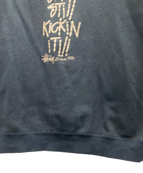 stussy（ステューシー）stussy (ステューシー) スウェット ブラック サイズ:XLの古着・服飾アイテム