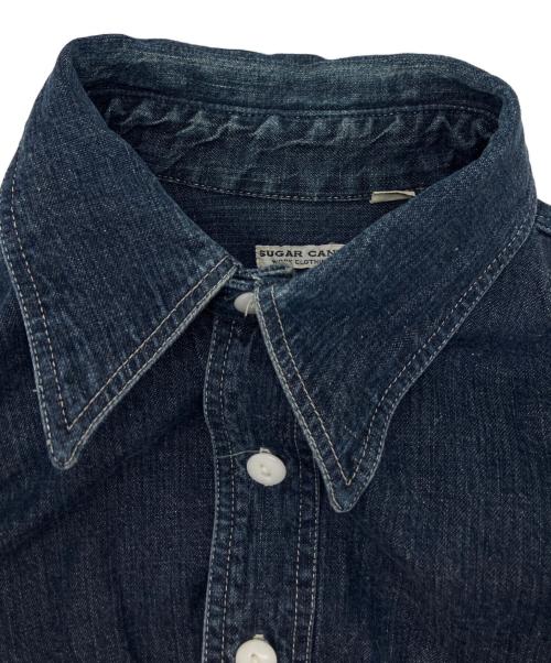 SUGAR CANE（シュガーケーン）SUGAR CANE (シュガーケーン) デニムシャツ インディゴ サイズ:Lの古着・服飾アイテム