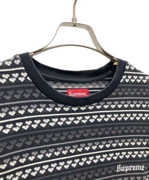 SUPREME（シュプリーム）Supreme (シュプリーム) 半袖カットソー グレー×ブラック サイズ:Lの古着・服飾アイテム