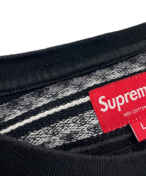 SUPREME（シュプリーム）Supreme (シュプリーム) 半袖カットソー グレー×ブラック サイズ:Lの古着・服飾アイテム