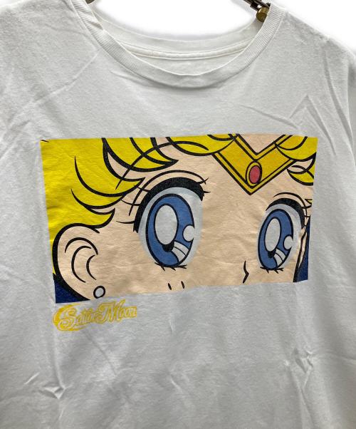 セーラームーン（セーラームーン）セーラームーン (セーラームーン) 半袖カットソー ホワイト サイズ:XLの古着・服飾アイテム