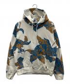 stussyステューシー）の古着「パーカー」｜ブルー×ホワイト