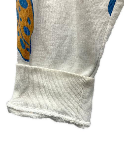 stussy（ステューシー）stussy (ステューシー) パーカー ブルー×ホワイト サイズ:Lの古着・服飾アイテム