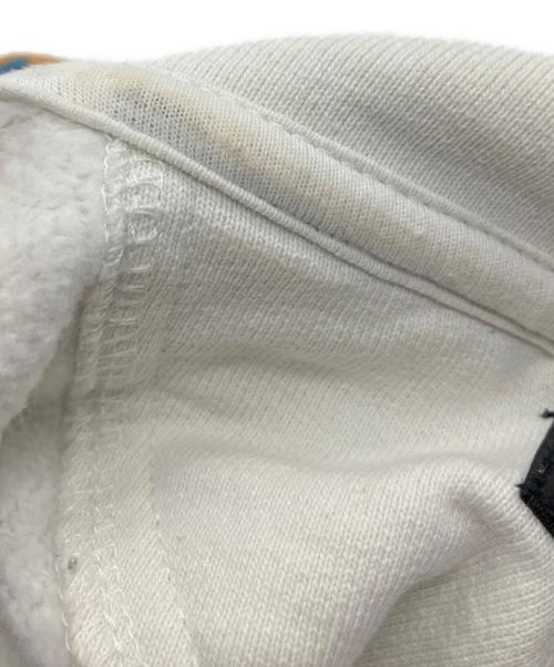 stussy（ステューシー）stussy (ステューシー) パーカー ブルー×ホワイト サイズ:Lの古着・服飾アイテム
