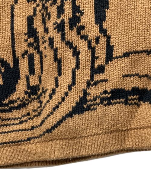 stussy（ステューシー）stussy (ステューシー) 厚手ニット ベージュ サイズ:Lの古着・服飾アイテム