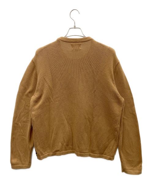 stussy（ステューシー）stussy (ステューシー) 厚手ニット ベージュ サイズ:Lの古着・服飾アイテム
