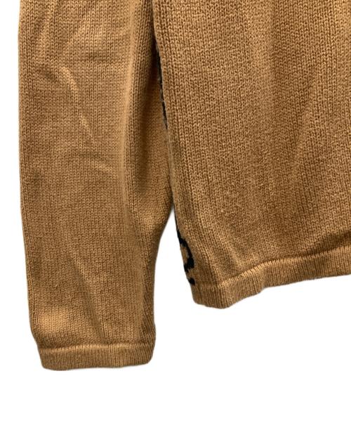 stussy（ステューシー）stussy (ステューシー) 厚手ニット ベージュ サイズ:Lの古着・服飾アイテム