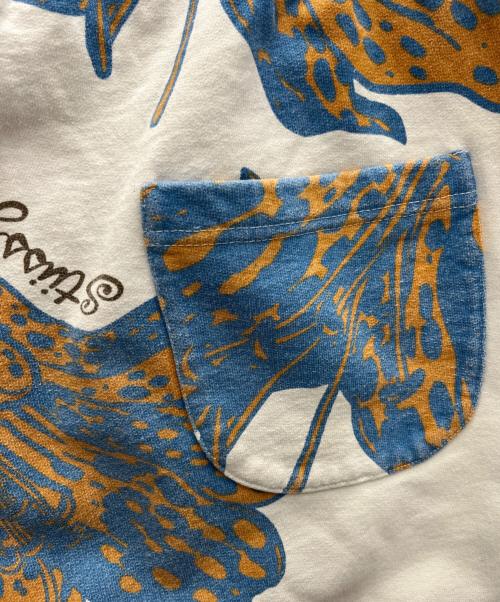 stussy（ステューシー）stussy (ステューシー) パンツ ブルー×ホワイト サイズ:Mの古着・服飾アイテム