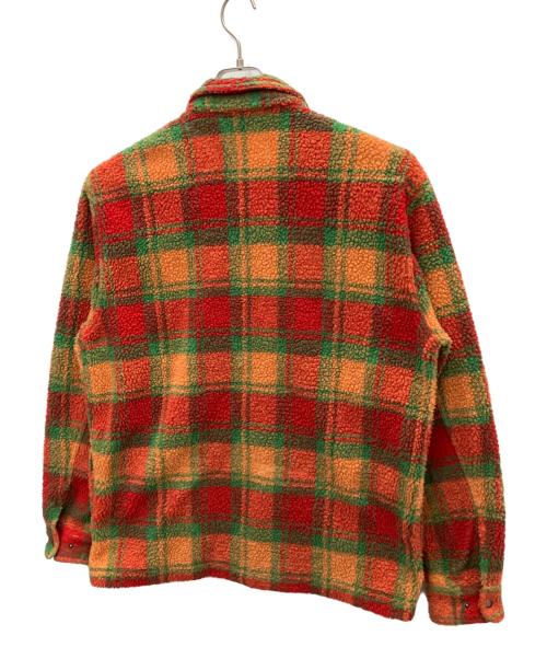 PLEASURES（プレジャーズ）PLEASURES (プレジャーズ) フリースジャケット レッド サイズ:Lの古着・服飾アイテム