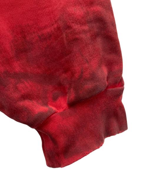 BALENCIAGA（バレンシアガ）BALENCIAGA (バレンシアガ) グラフィックペイントスケータージップアップパーカー レッド サイズ:Mの古着・服飾アイテム
