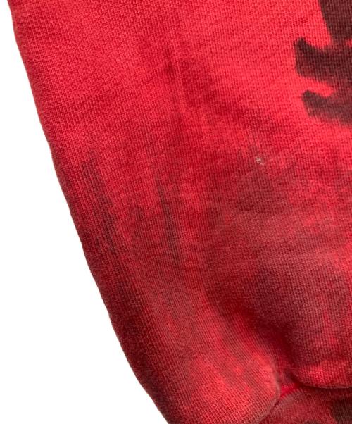 BALENCIAGA（バレンシアガ）BALENCIAGA (バレンシアガ) グラフィックペイントスケータージップアップパーカー レッド サイズ:Mの古着・服飾アイテム