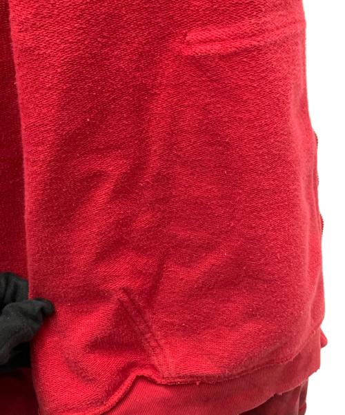 BALENCIAGA（バレンシアガ）BALENCIAGA (バレンシアガ) グラフィックペイントスケータージップアップパーカー レッド サイズ:Mの古着・服飾アイテム