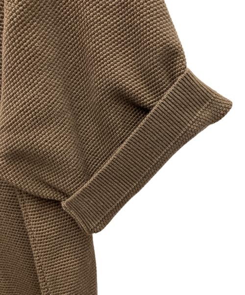 UNITED ARROWS（ユナイテッドアローズ）UNITED ARROWS (ユナイテッドアローズ) ニットポロシャツ ブラウン サイズ:XLの古着・服飾アイテム