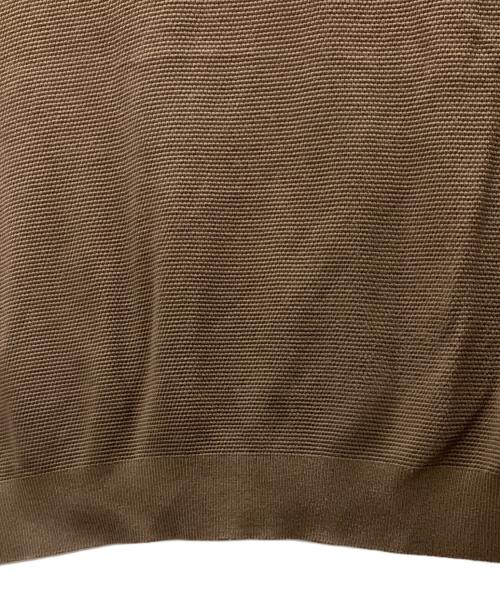 UNITED ARROWS（ユナイテッドアローズ）UNITED ARROWS (ユナイテッドアローズ) ニットポロシャツ ブラウン サイズ:XLの古着・服飾アイテム