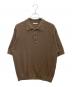 UNITED ARROWS（ユナイテッドアローズ）の古着「ニットポロシャツ」｜ブラウン