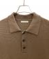 UNITED ARROWS (ユナイテッドアローズ) ニットポロシャツ ブラウン サイズ:XL：3000円