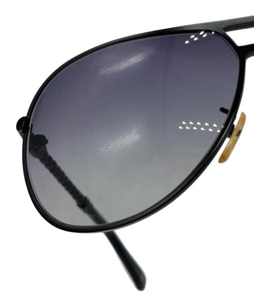BOTTEGA VENETA（ボッテガベネタ）BOTTEGA VENETA (ボッテガベネタ) ティアドロップサングラス ブラックの古着・服飾アイテム