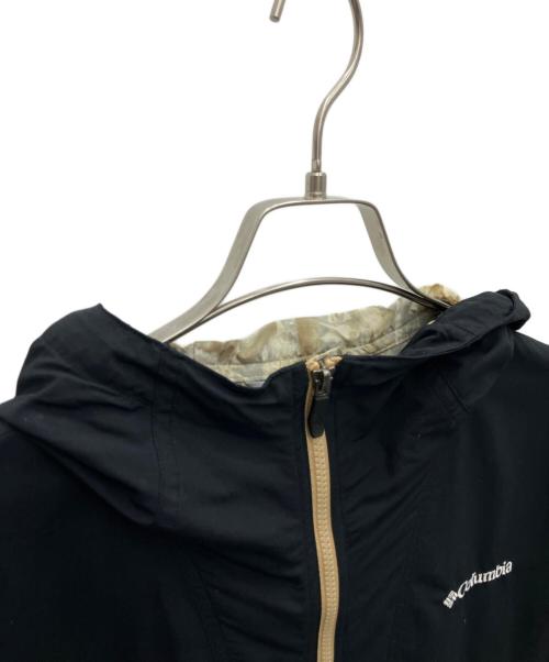Columbia（コロンビア）Columbia (コロンビア) ナイロンジャケット ブラック×ベージュ サイズ:Lの古着・服飾アイテム