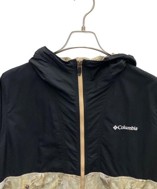 Columbia（コロンビア）Columbia (コロンビア) ナイロンジャケット ブラック×ベージュ サイズ:Lの古着・服飾アイテム