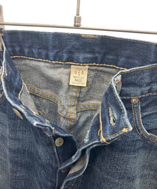 RRL（ダブルアールエル）RRL (ダブルアールエル) セルビッチデニムパンツ インディゴ サイズ:SIZE 86cm (W34)の古着・服飾アイテム