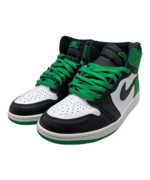 NIKE（ナイキ）NIKE (ナイキ) AIR JORDAN 1 RETRO HIGH OG ホワイト×グリーン サイズ:26.5の古着・服飾アイテム