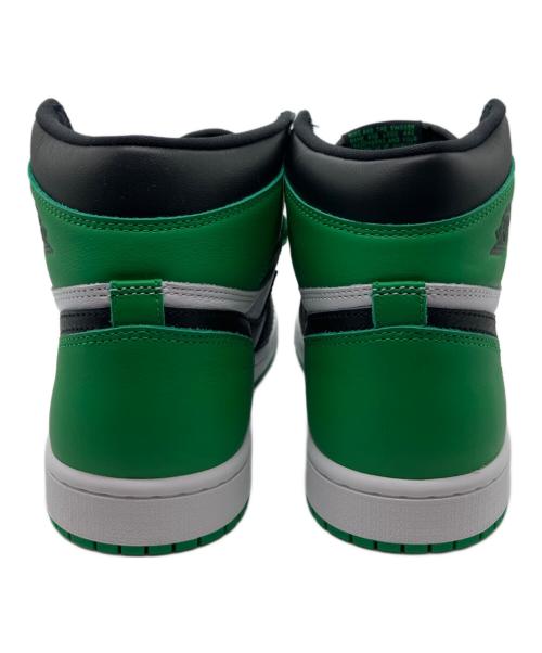 NIKE（ナイキ）NIKE (ナイキ) AIR JORDAN 1 RETRO HIGH OG ホワイト×グリーン サイズ:26.5の古着・服飾アイテム