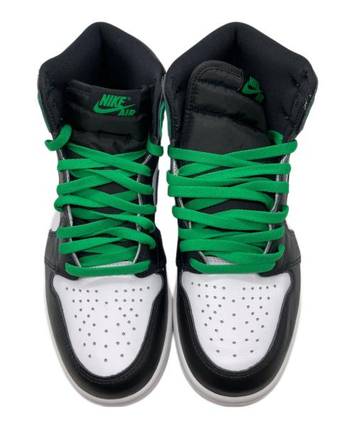 NIKE（ナイキ）NIKE (ナイキ) AIR JORDAN 1 RETRO HIGH OG ホワイト×グリーン サイズ:26.5の古着・服飾アイテム