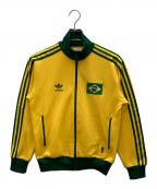 adidasアディダス）の古着「トラックジャケット」｜グリーン×イエロー