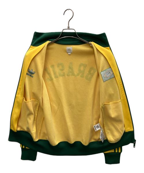adidas（アディダス）adidas (アディダス) トラックジャケット グリーン×イエロー サイズ:Sの古着・服飾アイテム