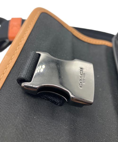 COACH（コーチ）COACH (コーチ) ライダー ダブル ベルト バッグ ネイビー×ブラック サイズ:-の古着・服飾アイテム