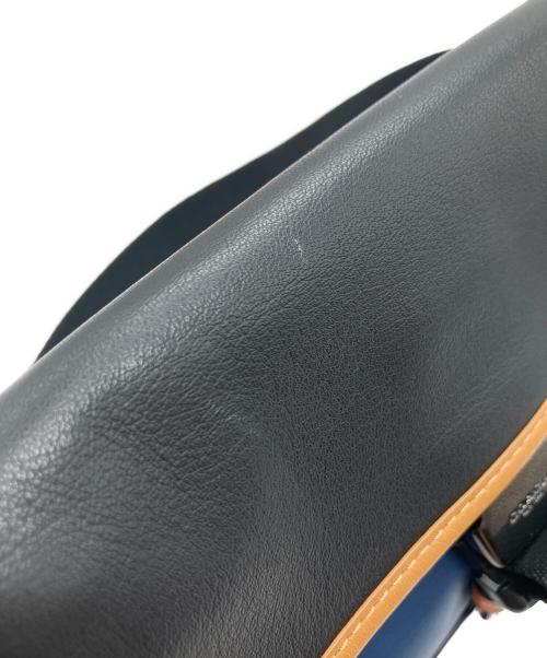COACH（コーチ）COACH (コーチ) ライダー ダブル ベルト バッグ ネイビー×ブラック サイズ:-の古着・服飾アイテム