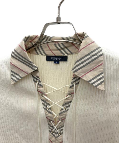 BURBERRY LONDON（バーバリーロンドン）BURBERRY LONDON (バーバリーロンドン) 半袖カットソー アイボリー サイズ:Sの古着・服飾アイテム