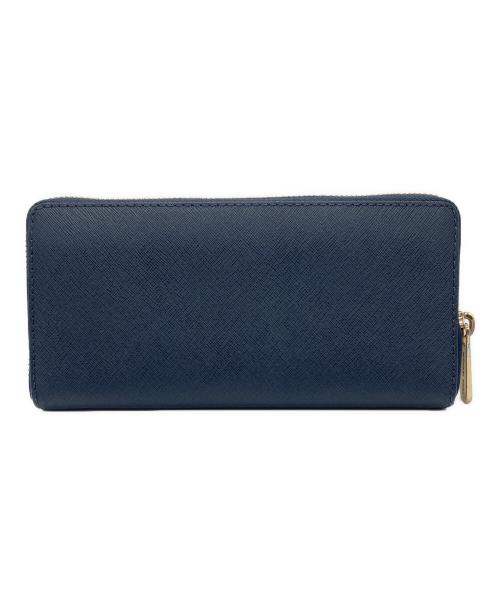 MICHAEL KORS（マイケルコース）MICHAEL KORS (マイケルコース) ラウンドファスナー財布 ネイビー サイズ:‐の古着・服飾アイテム