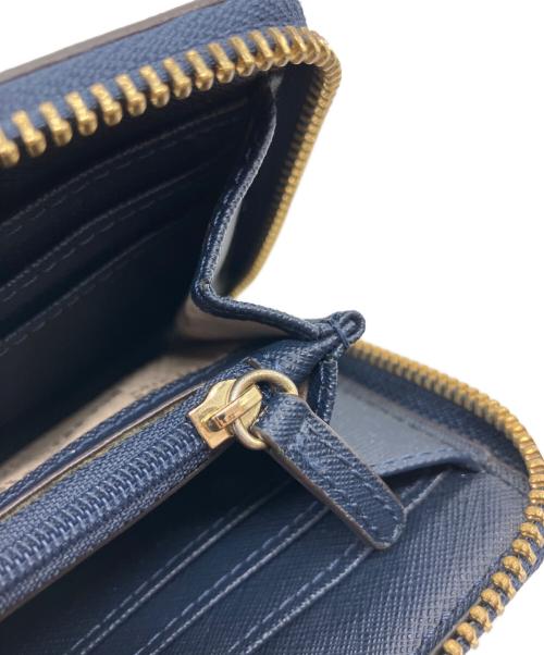 MICHAEL KORS（マイケルコース）MICHAEL KORS (マイケルコース) ラウンドファスナー財布 ネイビー サイズ:‐の古着・服飾アイテム